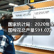 国家统计局:2020年全国棉花总产量591.0万吨,同比增长0.4%(图4) 国家统计局:2020年全国棉花总产量591.0万吨,同比增长0.4%(图4)