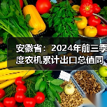 安徽省：2024年前三季度农机累计出口总值同比下降11.21%（图4）