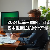2024年前三季度：河南省中型拖拉机累计产量近5万台（图3）