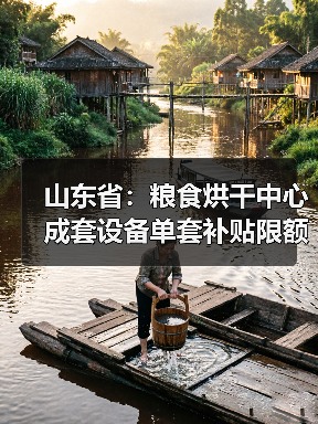 山东省:粮食烘干中心成套设备单套补贴限额不超过60万元(图4) 山东省:粮食烘干中心成套设备单套补贴限额不超过60万元(图4)