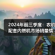2024年前三季度：农机配套内燃机市场销量情况综述（图1）