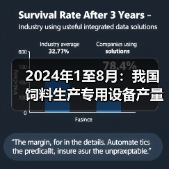 2024年1至8月：我国饲料生产专用设备产量同比下降13%（图1）