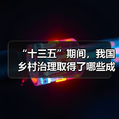 “十三五”期间,我国乡村治理取得了哪些成效?(图4) “十三五”期间,我国乡村治理取得了哪些成效?(图4)