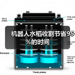 机器人水稻收割节省95%的时间(图1) 机器人水稻收割节省95%的时间(图1)