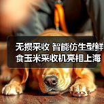 无损采收 智能仿生型鲜食玉米采收机亮相上海市（图4）