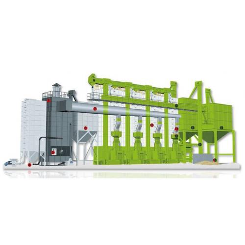 N+1悬浮炉烘干中心 横流式谷物烘干机